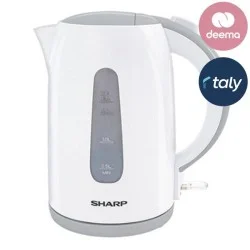 Sharp Electric Kettle 1.7 Liters 2200 Watts White